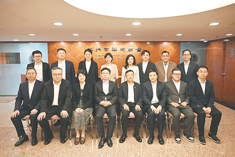 ◎ 雲南省副省長徐浩一行訪中總。