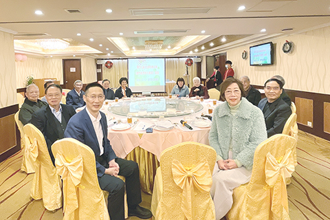 ◎ 仁協之友學習四中全會精神,期望澳門經濟多元發展。